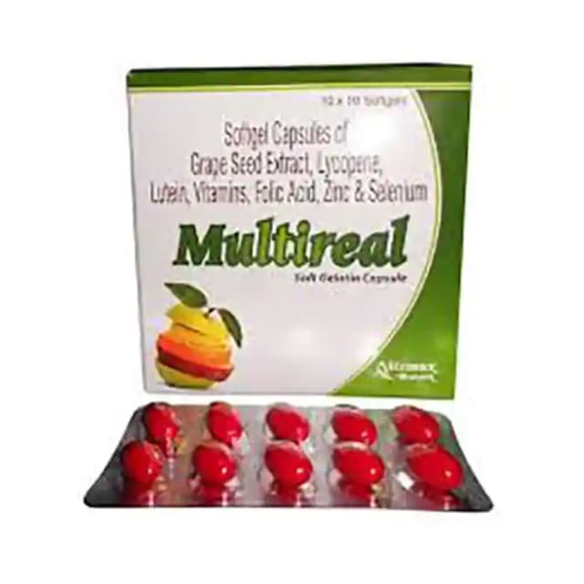 Multireal Soft Gelatin (1 Strip Of 10 soft gelatin capsules)