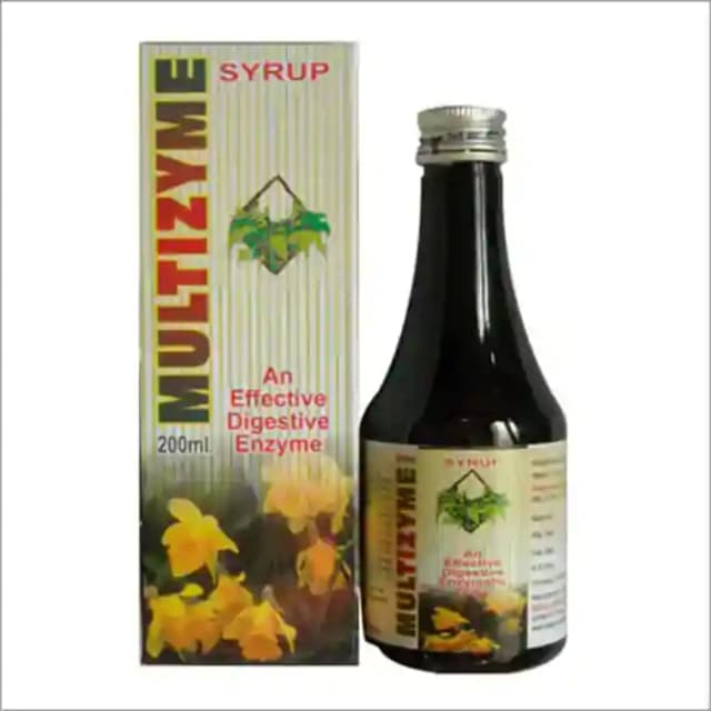 Multizyme Syrup (1 Bottle of 200 ml Syrup)