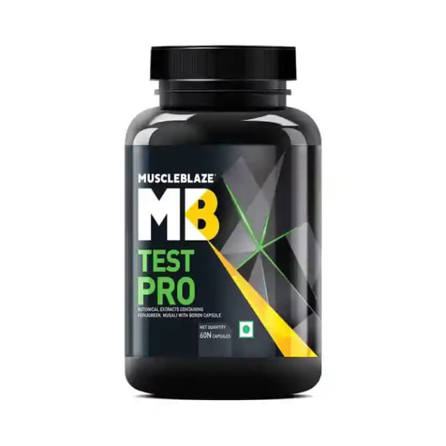 MuscleBlaze Test Pro (1 Bottle of 60 capsules)