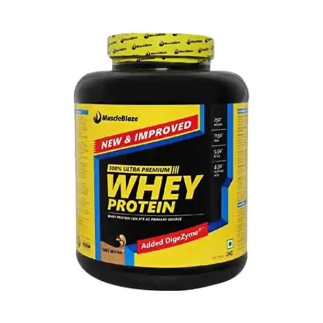 MuscleBlaze Whey Protein Cafe Mocha (1 Box Of 2 kg Powder)