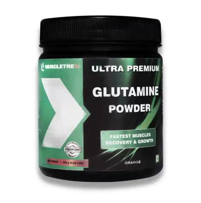 Muscletrex Glutamine Powder Orange (1 Jar Of 0.66 lb Powder)