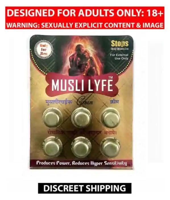 Musli Lyfe 1.5gm Cream (1 Packet Of 6 bottles)