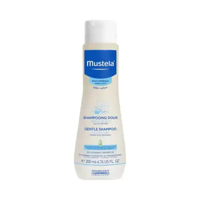 Mustela Gentle Shampoo (1 Bottle of 200 ml Shampoo)