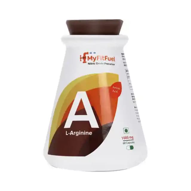My FitFuel L Arginine 1000mg (1 Bottle of 60 capsules)