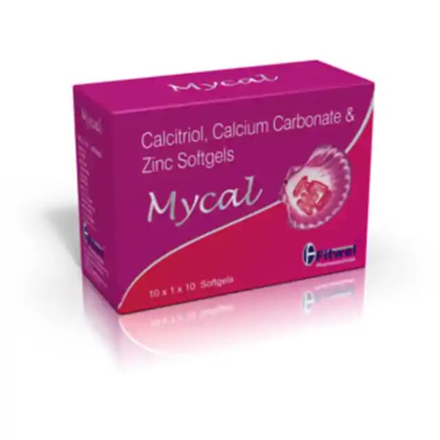 Mycal Softgel (1 Strip Of 10 soft gelatin capsules)