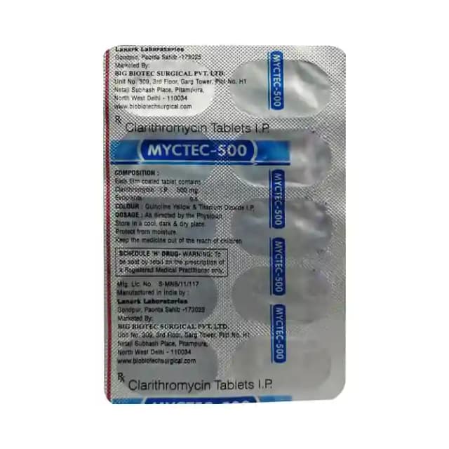 Myctec 500 (10 tablets in 1 strip)