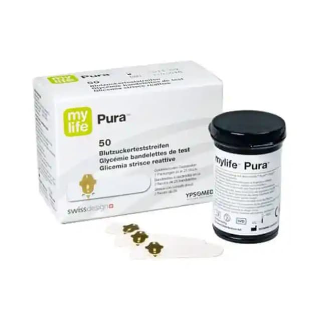 MyLife Pura Blood Glucose Test Strip (1 Box Of 50 Test Strips)