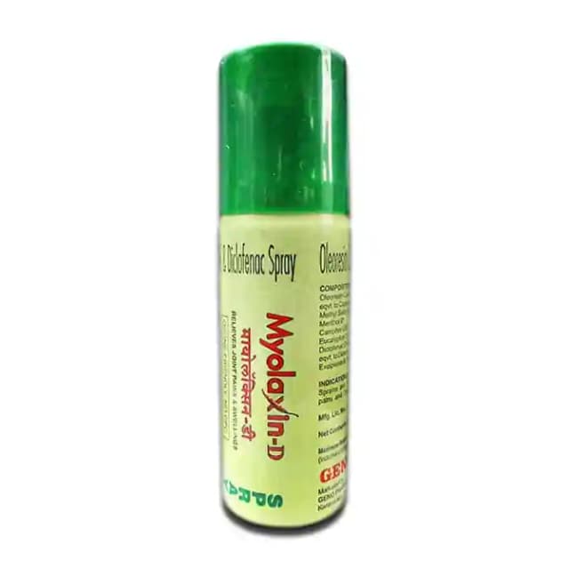 Myolaxin D Spray (1 Bottle of 35 gm Spray)