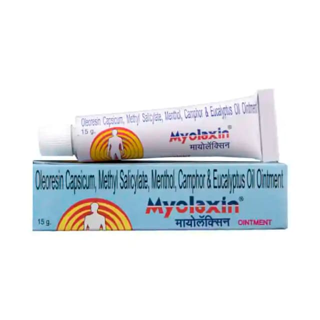 Myolaxin Ointment (1 tube of 15 gm Ointment)