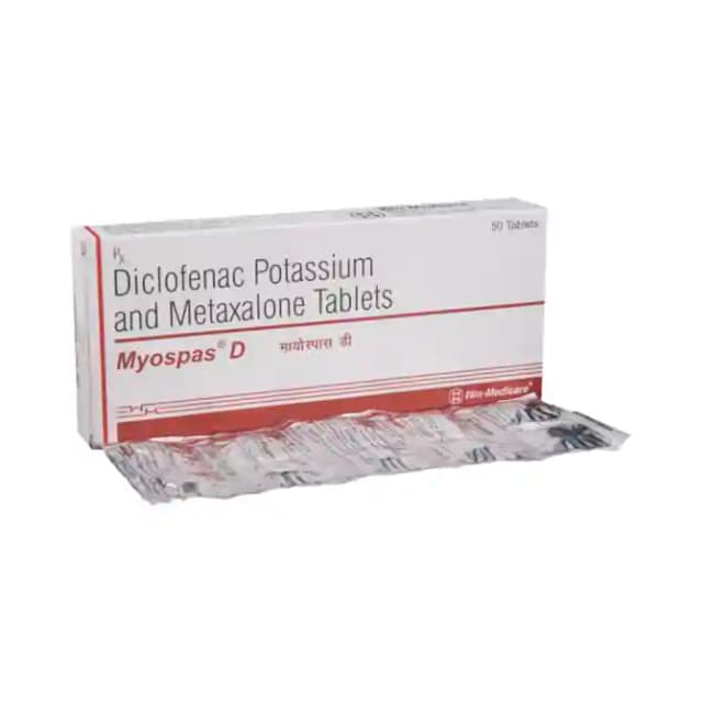 Myospas D (10 tablets in 1 strip)