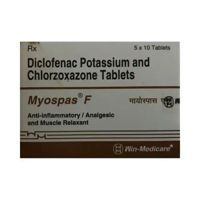 Myospas F (10 tablets in 1 strip)