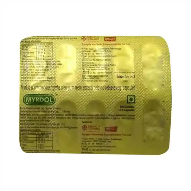 Myrdol DR (1 Strip Of 10 Capsule DR)