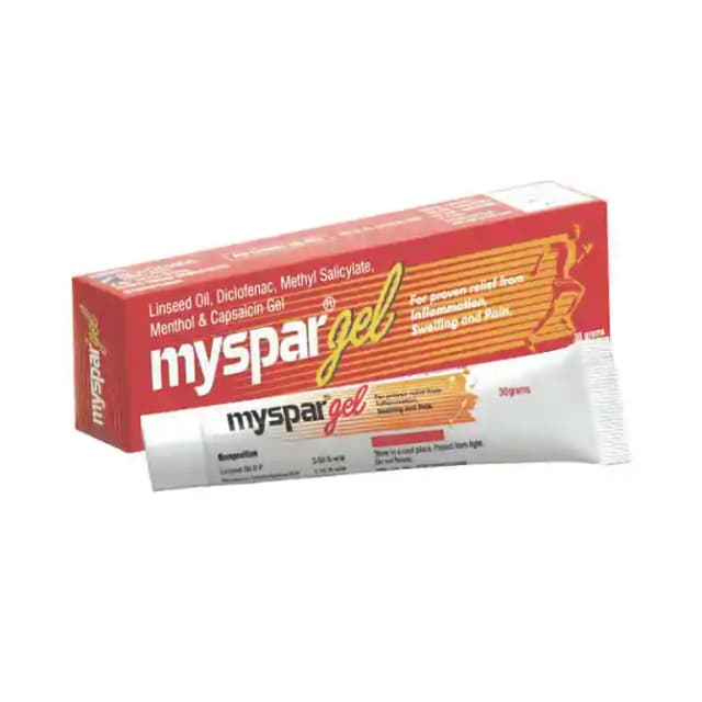 Myspar Gel (1 Tube Of 30 gm Gel)