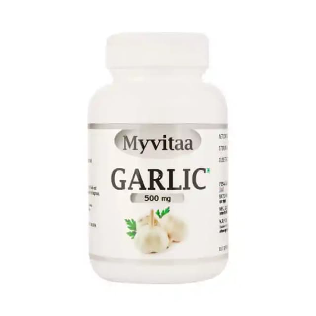 Myvitaa Garlic 500mg (1 Bottle of 60 capsules)