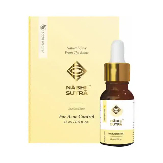 Nabhi Sutra Oil for Acne Control (1 Bottle of 15 ml Oil)
