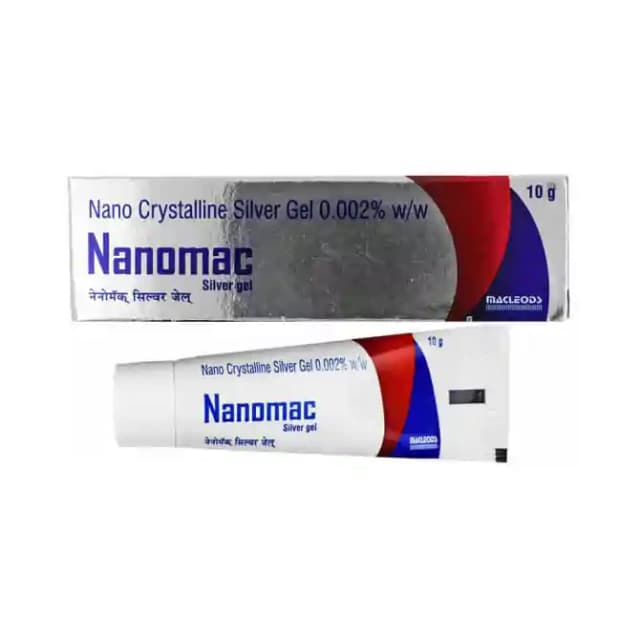 Nanomac Silver Gel (1 Tube Of 10 gm Gel)