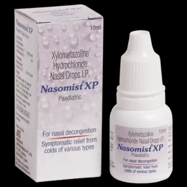 Nasomist XP Paediatric Nasal Drops (1 Bottle of 10 ml Nasal Drops)