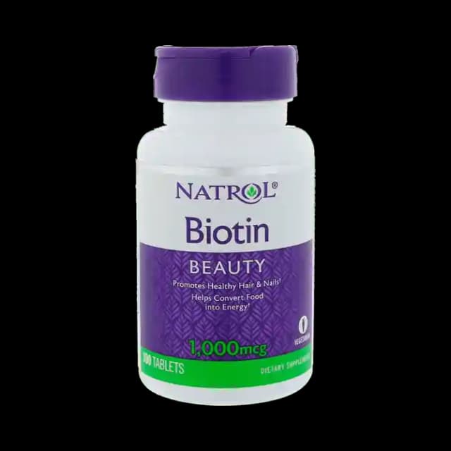 Natrol Biotin 1000 mcg (1 Bottle of 100 tablets)