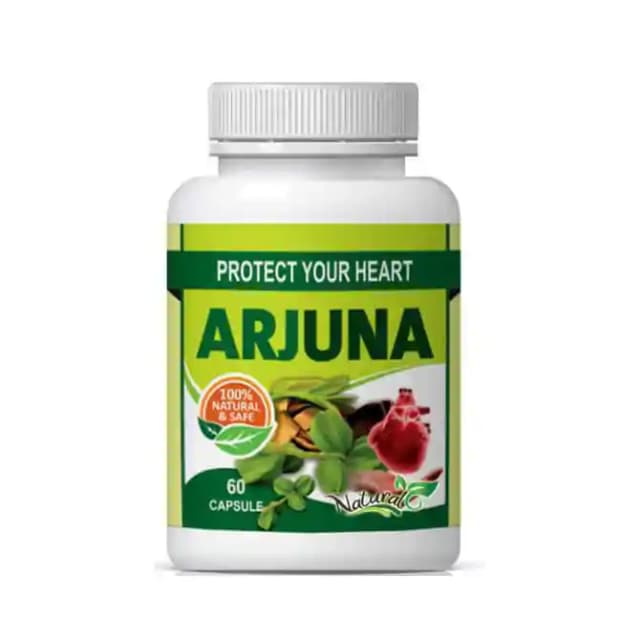 Natural Arjuna (1 Bottle of 60 capsules)