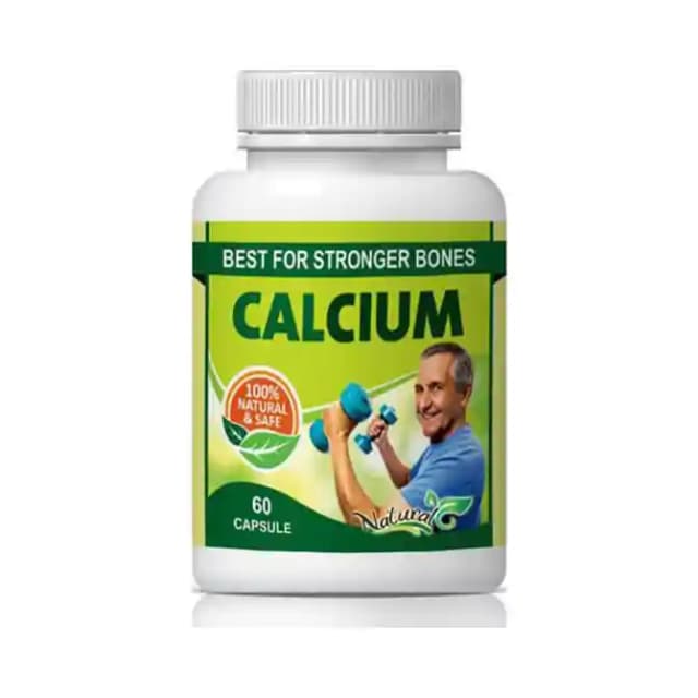 Natural Calcium (1 Bottle of 60 capsules)
