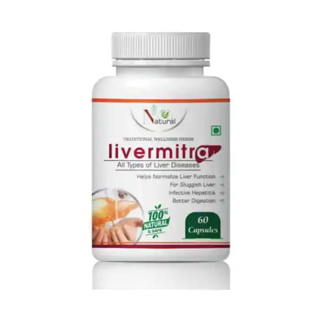 Natural Livermitra (1 Bottle of 60 capsules)