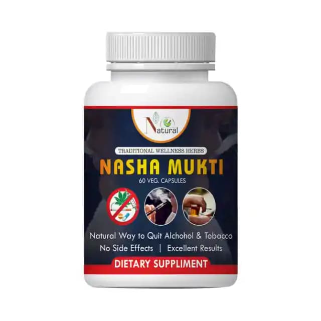 Natural Nasha Mukti Veg (1 Bottle of 60 vegicaps)