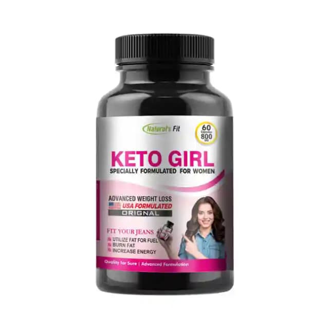 Naturals Fit Keto Girl 800mg (1 Bottle of 60 capsules)