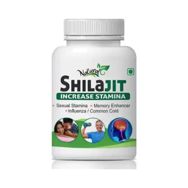 Natural Shilajit (1 Bottle of 60 capsules)