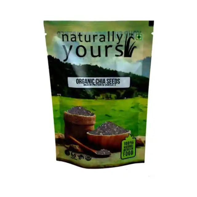 Naturally Yours Organic Chia Seeds (1 Packet Of 100 gm Seeds)