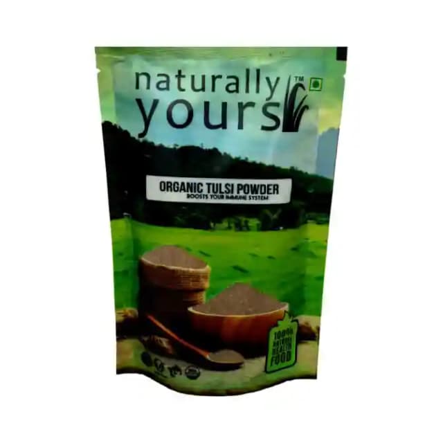 Naturally Yours Organic Tulsi Powder (1 Packet Of 100 gm Powder)