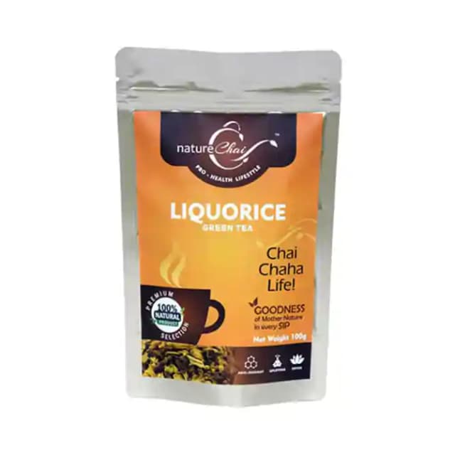 Nature Chai Green Tea Liquorice (1 Packet Of 100 gm Tea)