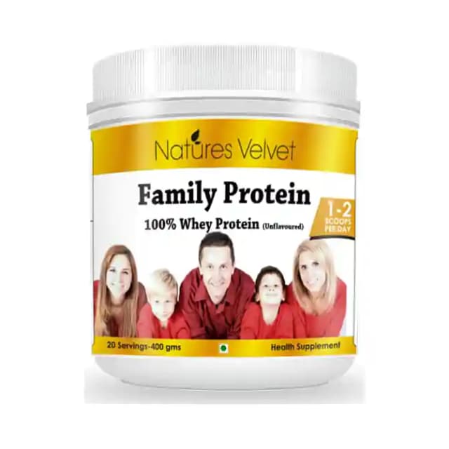 Natures Velvet Family Protein Powder (1 Box Of 400 gm Powder)