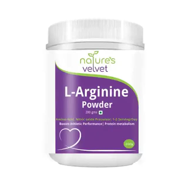 Natures Velvet L Arginine Powder (1 Jar Of 200 gm Powder)