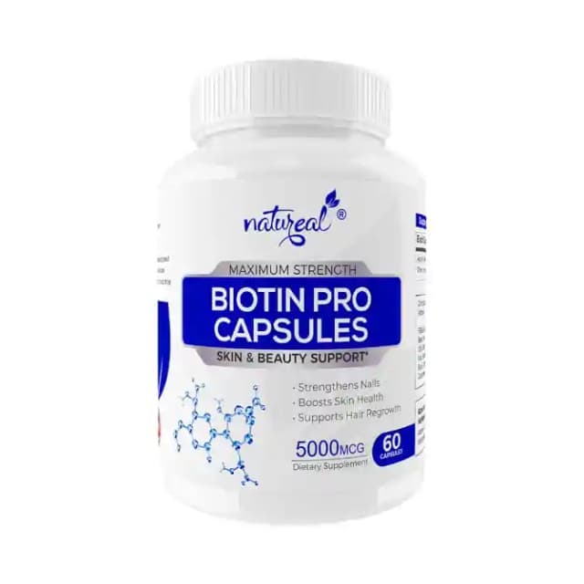 Natureal Biotin Pro 800mg (1 Bottle of 60 capsules)