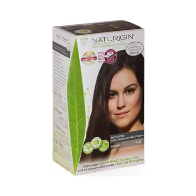 Naturigin Permanent Hair Colour Brown (1 Box Of 115 ml Powder)