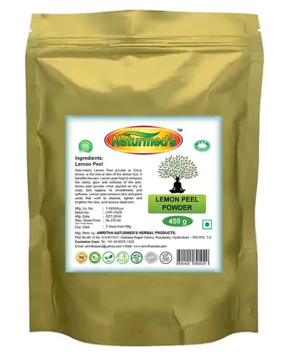 Naturmeds Lemon Peel Powder (1 Packet Of 450 gm Powder)