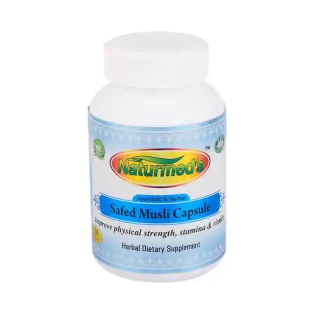 Naturmeds Safed Musli (1 Bottle of 60 capsules)