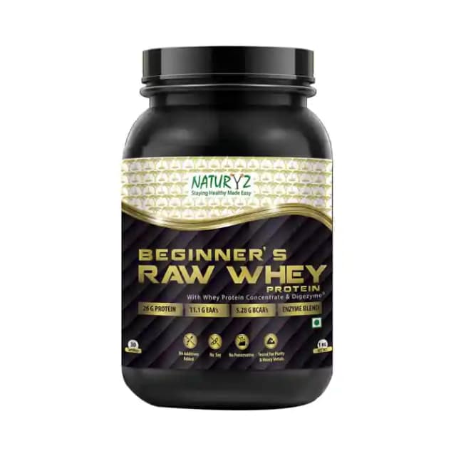 Naturyz Beginners Raw Whey Protein (1 Jar Of 1 kg Powder)