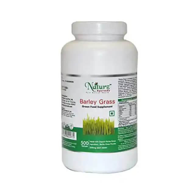 Naturz Ayurveda Barley Grass (1 Bottle of 500 tablets)
