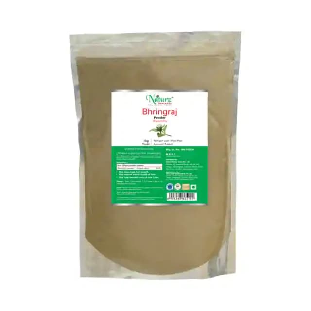 Naturz Ayurveda Bhrungraj Powder (1 Packet Of 1 kg Powder)