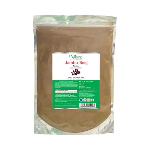 Naturz Ayurveda Jambu Beej Powder (1 Packet Of 1 kg Powder)
