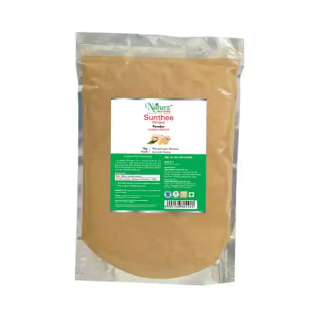 Naturz Ayurveda Sunthee (Ginger) Powder (1 Packet Of 1 kg Powder)