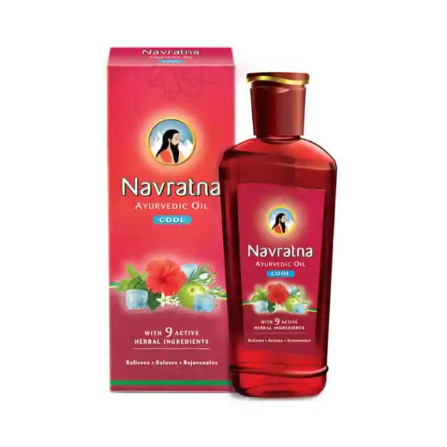 Navratna Ayurvedic Oil Cool (1 Bottle of 500 ml Oil)