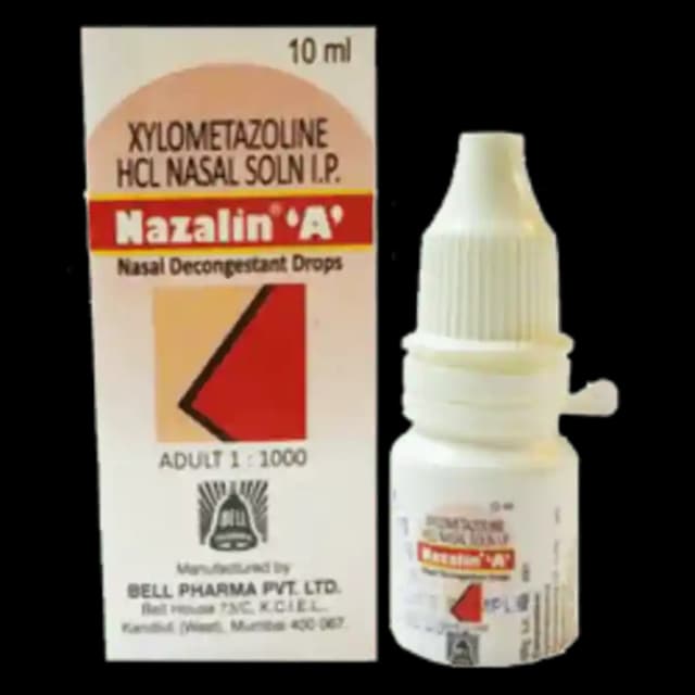 Nazalin A Decongestant Drops (1 Bottle of 10 ml Nasal Drops)