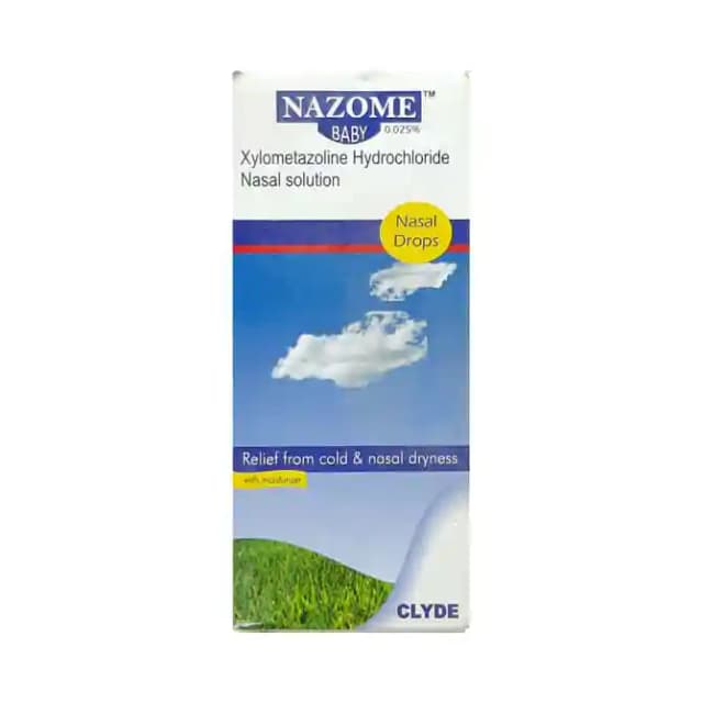 Nazome Baby 0.025% Nasal Drops (1 Bottle of 10 ml Nasal Drops)