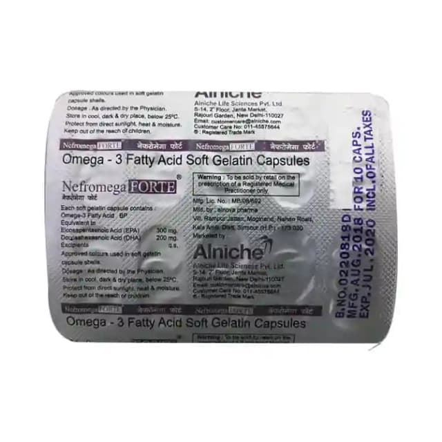 Nefromega Forte (1 Strip Of 10 capsules)