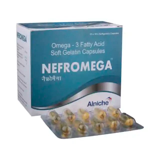 Nefromega Soft Gelatin (1 Strip Of 10 soft gelatin capsules)