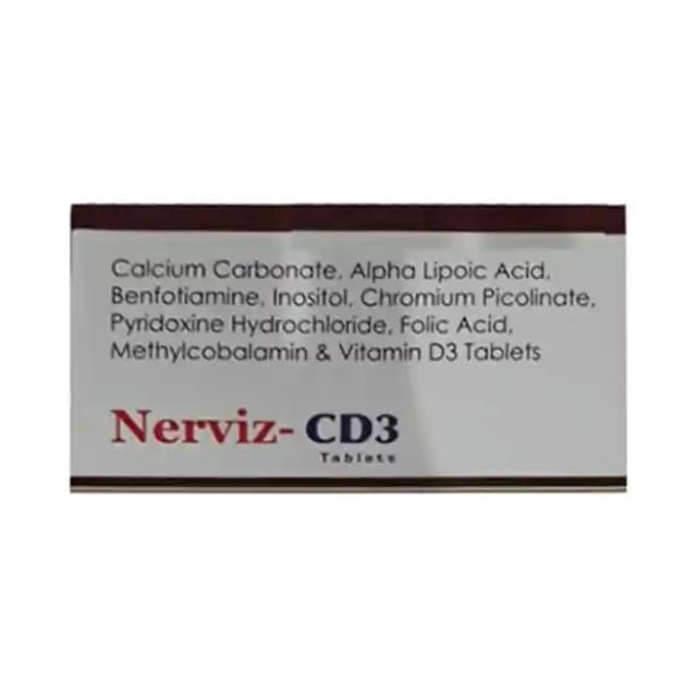 Nerviz CD3 (1 Strip Of 10 tablets)
