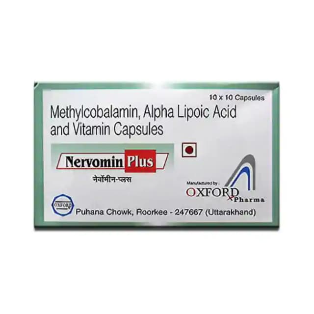 Nervomin Plus (1 Strip Of 10 capsules)