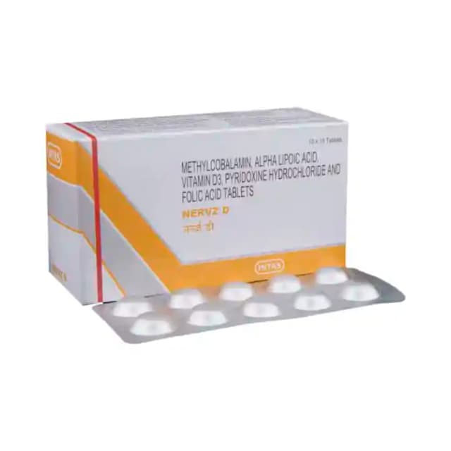 Nervz D (10 tablets in 1 strip)